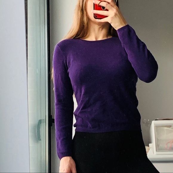 Charter Club 100% Cashmere Crew Neck Wool Pullover - Picture 8 of 11